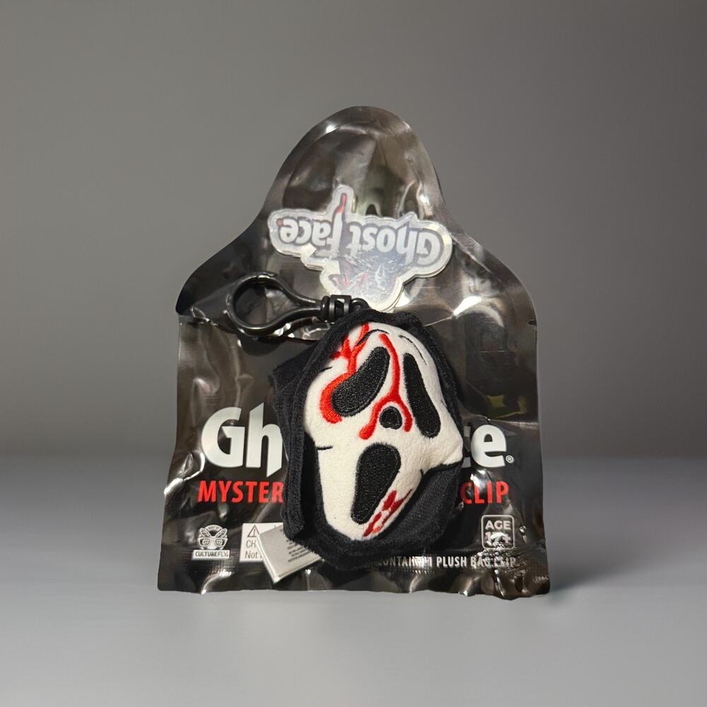 🔥Culturefly Ghost face Mystery Plush Bag Clip BNWT🔥